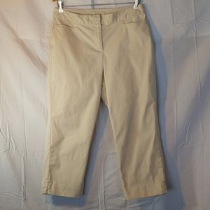 Talbots curvy crop chinos